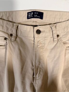GAP Slim Khaki Pants - Beige